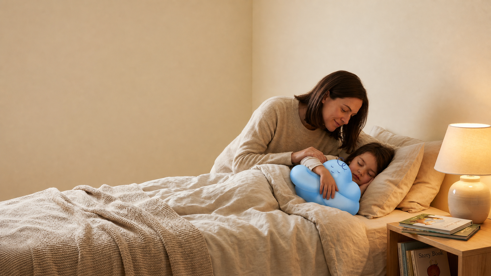 Minder strijd bij bedtijd. Meer nachtrust voor het hele gezin.